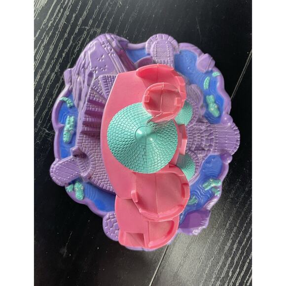 ✅Vtg 1995 1996 Hasbro Pro-Doh Royal Fantasy Castle Pink & Purple W/ Plastic Mat - Picture 6 of 15